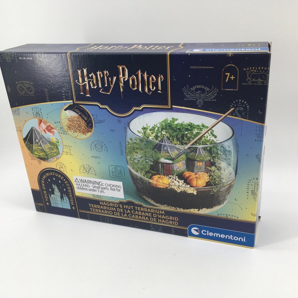 Harry Potter Clementoni Hagrid's Hut Terrarium Kit Botanical Garden Gift NEW